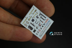 Quinta Studio QD72036 He 162 3D-Printed &amp;amp; coloured Interior on decal paper (Special Hobby) 1/72 – zdjęcie 10