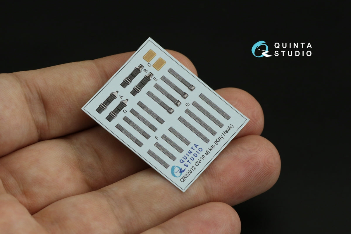 Quinta Studio QD32079 OV-10D 3D-Printed &amp;amp; coloured Interior on decal paper (KittyHawk) 1/32 – immagine 8