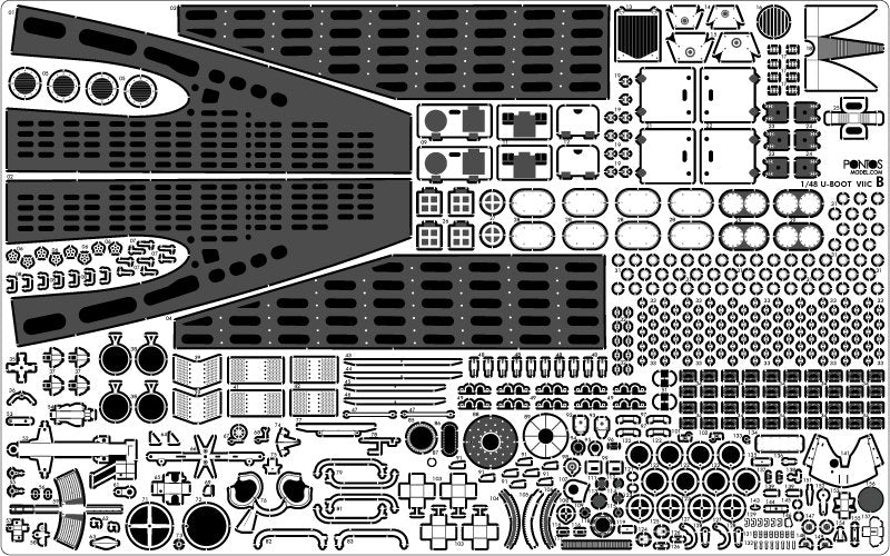 Pontos 48001F1 U-Boot Type VII C Detail up set 1/48 – image 8