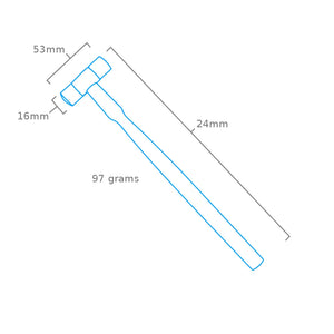 Modelcraft PHA5180 Brass Jewelers Hammer (3oz/84g) – image 2