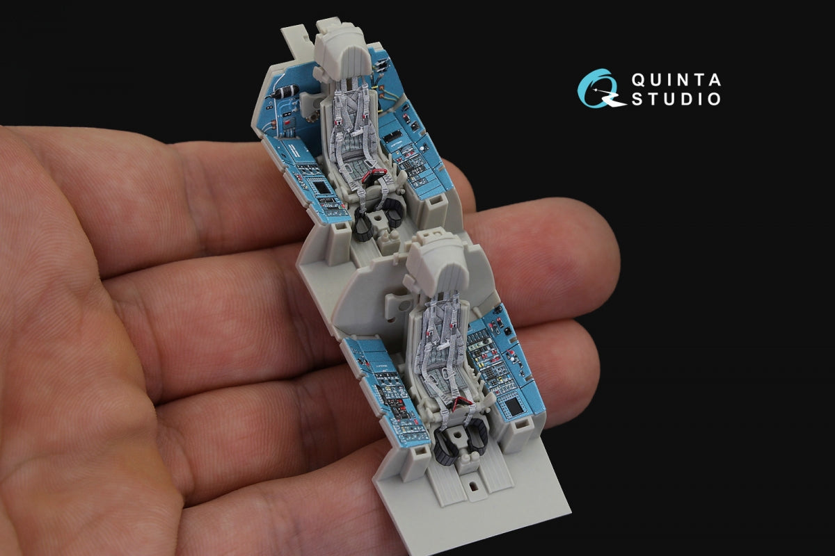Quinta Studio QD48188 Su-30SM 3D-Printed colored Interior on decal paper (for KittyHawk kit) 1/48 – image 10