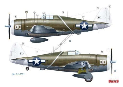Kagero KD48006 Republic P-47 Thunderbolt D 1/48 – zdjęcie 3