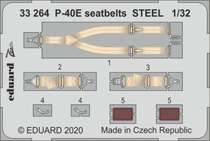Eduard BIG33122 P-40E part I for Trumpeter 1/32 – zdjęcie 4