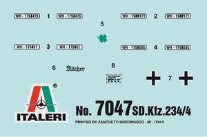 Italeri 7047 Sd. Kfz. 234/4 1/72 – image 9