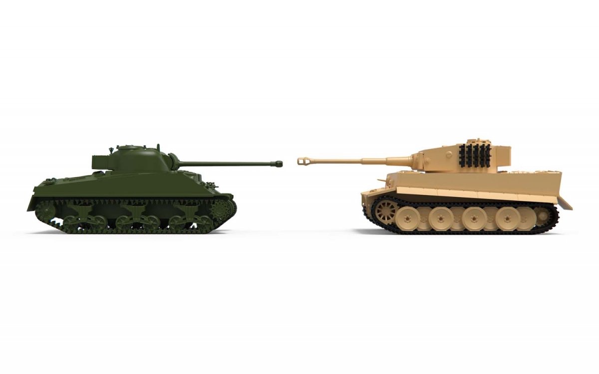 Airfix 50186 Tiger I vs Sherman Firefly Vc - Gift Set 1/72 – zdjęcie 3