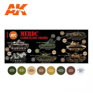 AK Interactive AK11653 3G MERDC CAMOUFLAGE COLORS 8x17 ml – image 2
