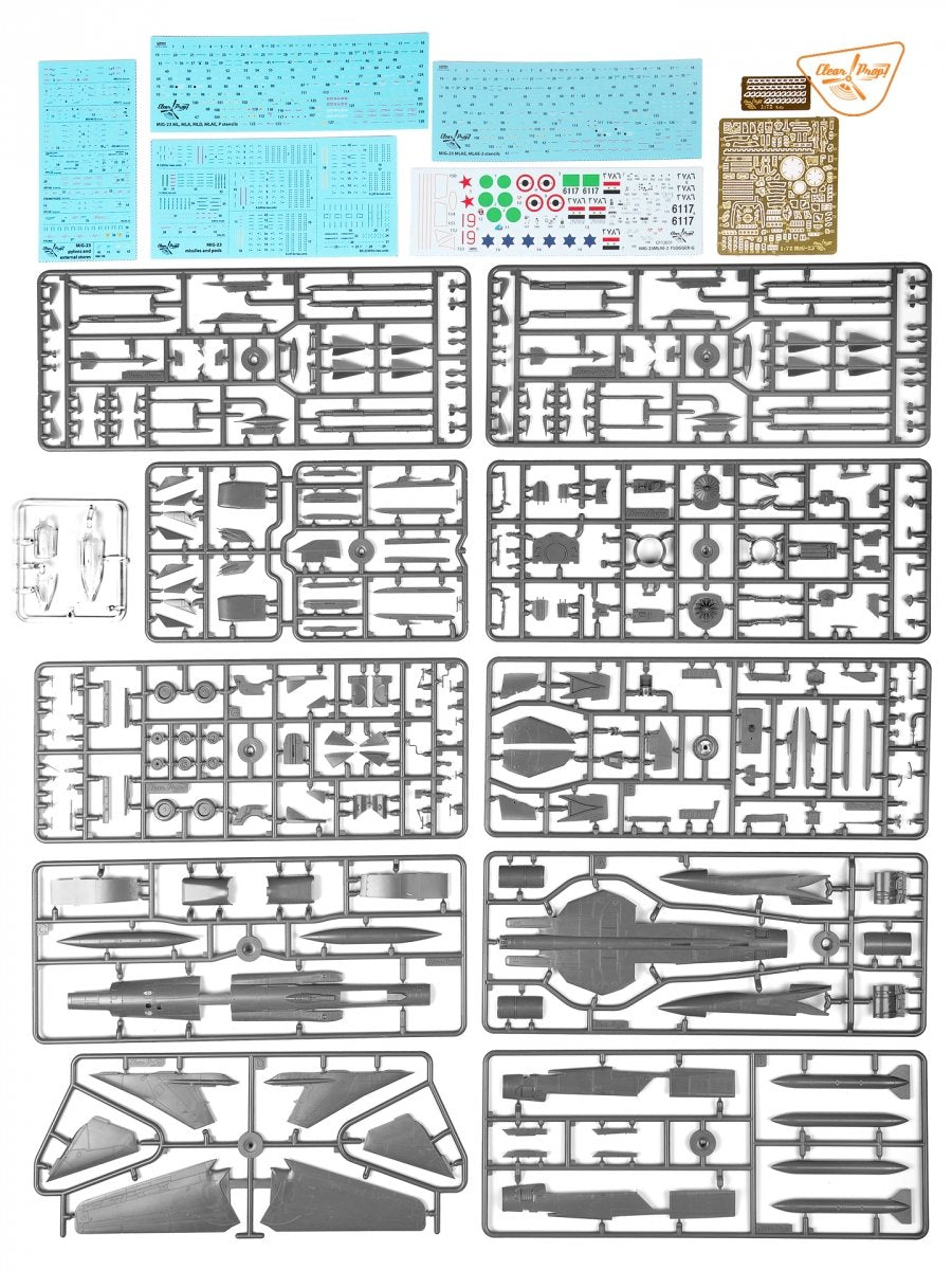 Clear Prop! CP72031 MiG-23MLAE-2 Flogger-G EXPERT KIT 1/72 – image 3