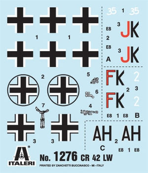 Italeri 1276 CR.42 LW 1/72 – zdjęcie 2