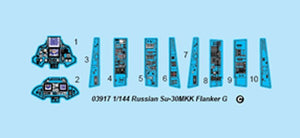 Trumpeter 03917 Russian Su-30MKK Flanker G 1/144 – zdjęcie 7