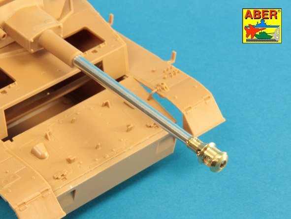 Aber 35L-237 75mm KwK40L/48 barrel with middle model muzzle brake for Germ.Pz.Kpfw.VI, Ausf.H 1/35 – zdjęcie 7