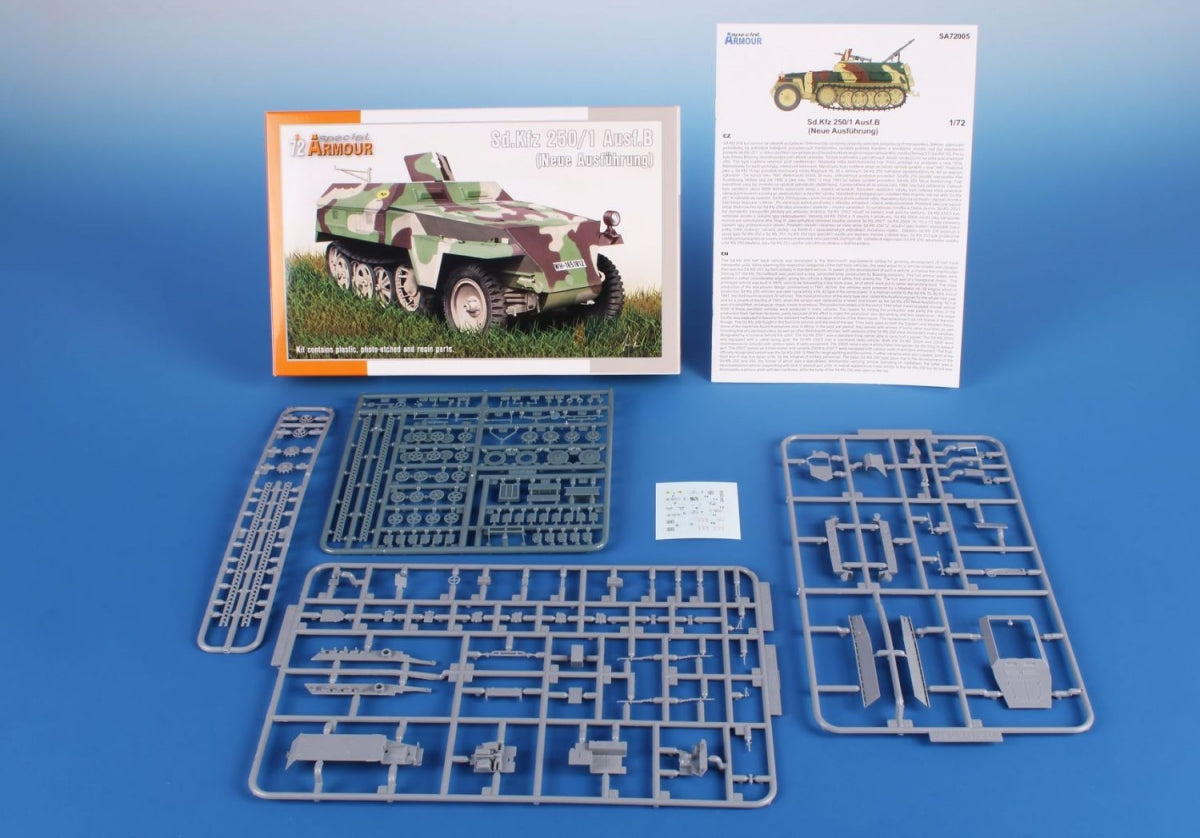 Special Armour 72005 Sd.Kfz 250/1 Ausf.B (Neue Ausfuhrung) 1/72 – zdjęcie 2