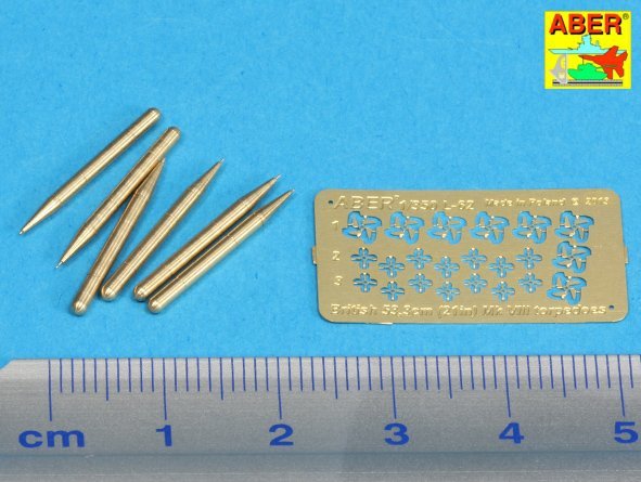 Aber 350L-62 Set of 6 British torpedoes 53,3cm MK.VIII 1/350 – Bild 2
