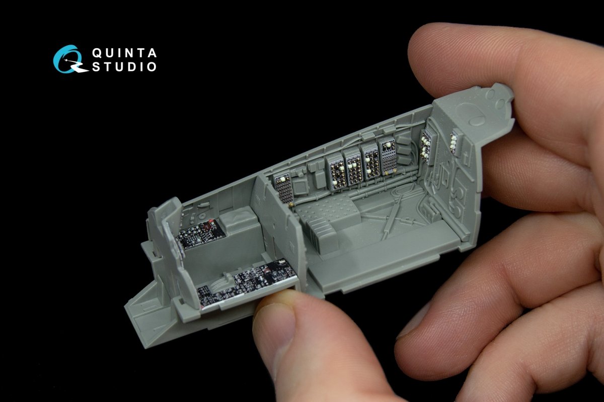 Quinta Studio QD48038 F-15A 3D-Printed &amp;amp; coloured Interior on decal paper (for GWH kit) 1/48 – zdjęcie 2
