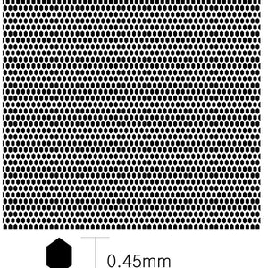 KA Models KA-00006 HEXAGON PATTERN MESH B 0.45mm X 0.3mm – image 4