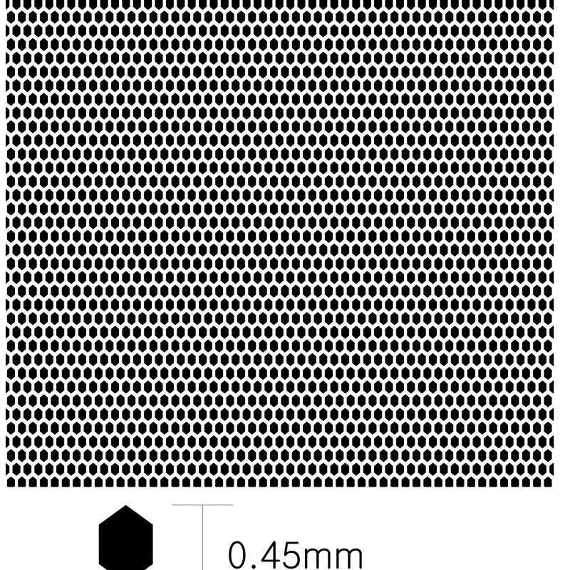 KA Models KA-00006 HEXAGON PATTERN MESH B 0.45mm X 0.3mm – image 4