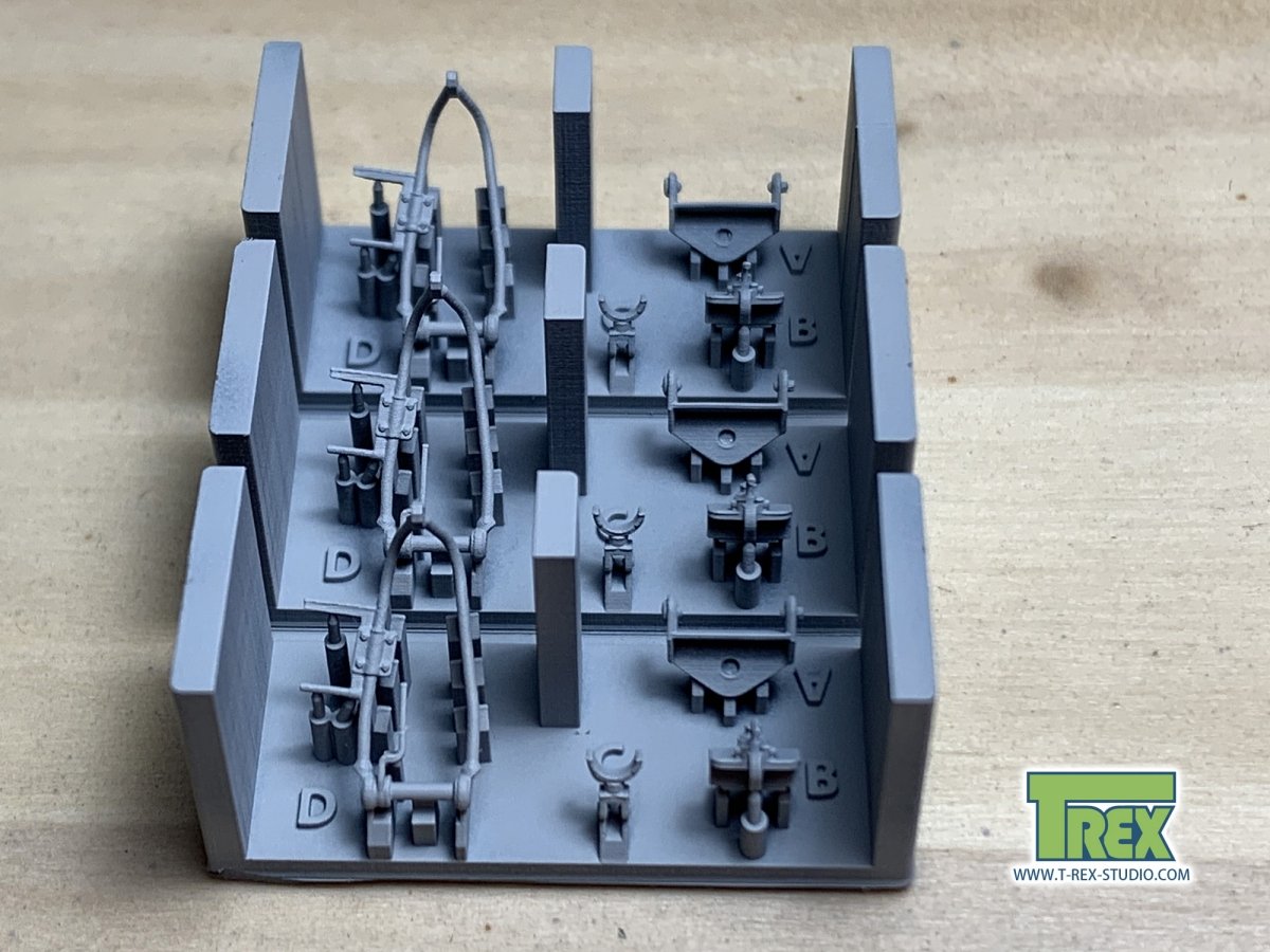 T-Rex Studio TR35030 WWII German MG AA Gun Cupola Mount 3 Pieces 1/35 – Bild 2