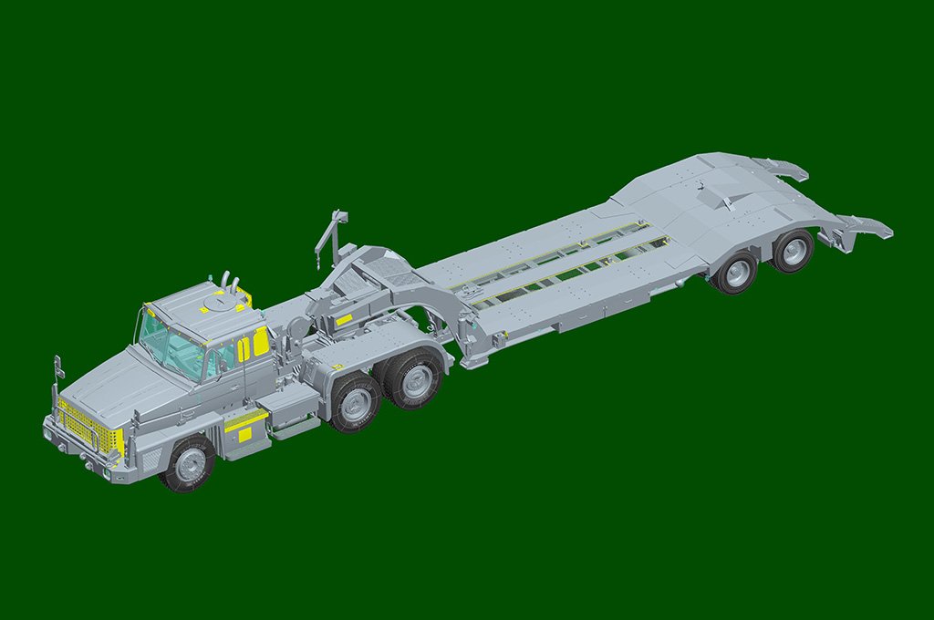 Hobby Boss 85527 Scammell Commander with 62 tonne Crane Fruehauf semi-trailer 1/35 – Bild 7
