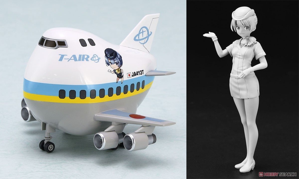 Hasegawa SP465 Egg Girls Collection 12 Sara Mayuki (CA) w/Airliner 1/20 – Bild 4