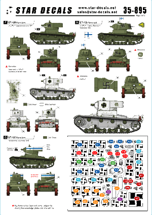Star Decals 35-895 Finnish tanks in WW2 part 3 1/35 – zdjęcie 2