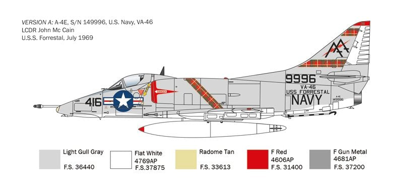 Italeri 2826 A-4 E/F/G Skyhawk 1/48 – zdjęcie 3
