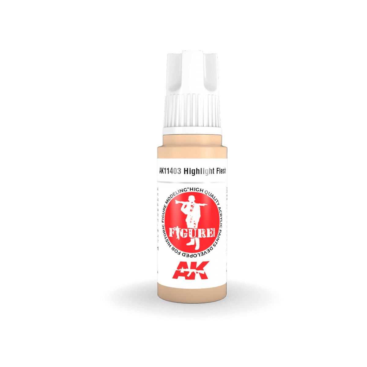 AK Interactive AK11403 Highlight Flesh 17ml – zdjęcie 2