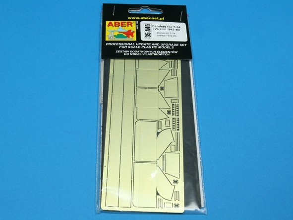 Aber 35A045 Fenders for T-34 (versions 42 to 45) (1/35) – image 3
