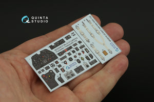 Quinta Studio QD32200 P-38L-5-LO Lightning 3D-Printed &amp;amp; colored Interior on decal paper (Trumpeter/Hobbycraft) 1/32 – image 8