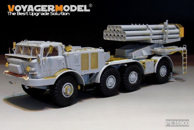 Voyager Model PE35900 Modern Russian 9P140 TEL of 9K57 Uragan(BM-27) MLRS Basic For TRUMPETER 1/35 – zdjęcie 3