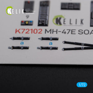 KELIK K72102 MH-47E interior 3D decals for Italeri kit 1/72 – zdjęcie 6
