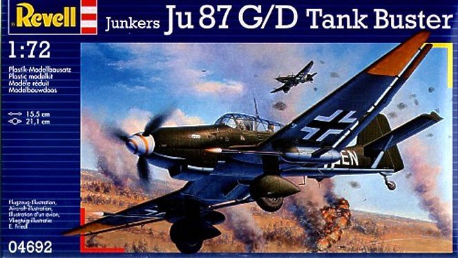 Revell 04692 Junkers Ju 87 G/D Tank Buster 1/72