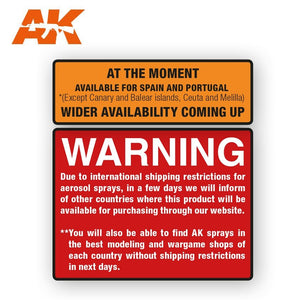 AK Interactive AK1020 RUST BASECOAT SPRAY 150ml – immagine 2