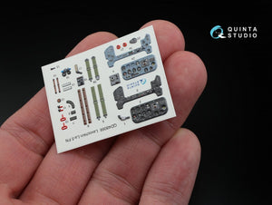 Quinta Studio QD48066 La-5FN 3D-Printed &amp;amp; coloured Interior on decal paper (for Zvezda kit) 1/48 – zdjęcie 2