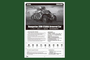 Hobby Boss 83866 Hungarian 39M CSABA Armored Car (1/35) – image 5