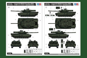 Hobby Boss 84504 Leopard C2 MEXAS (Canadian MBT) 1/35 – image 3