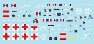 Star Decals 72-A1101 ISAF-Afghanistan #2. Peacekeepers from France. Renault VAB, VAB Sanitaire, Panhard VBL. 1/72 – image 3