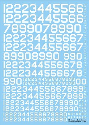 Techmod 72108 - U.S. Serial & Code Numbers 1/72