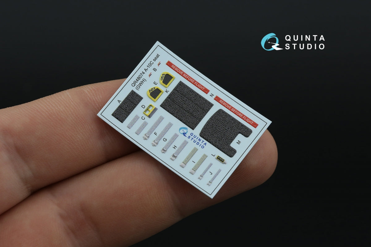 Quinta Studio QD48474 A-10C 3D-Printed coloured Interior on decal paper (GWH) 1/48 – zdjęcie 6