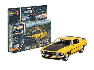 Revell 67025 &amp;#39;69 Ford Mustang Boss 302 Model Set 1/25