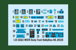 Hobby Boss 85526 M1070 Dump Truck 1/35 – zdjęcie 3