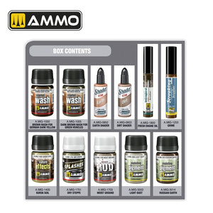 AMMO of Mig Jimenez 7816 SUPERPACK KURSK Weathering Solution Box – zdjęcie 2