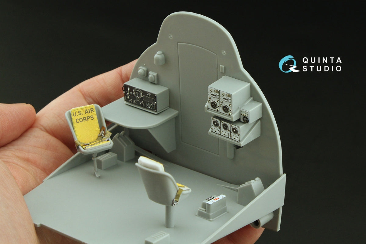 Quinta Studio QD32234 Boeing B-17E/F Radio operator&amp;#39;s compartment. 3D-Printed coloured Interior on decal paper (HK models) 1/32 – zdjęcie 10
