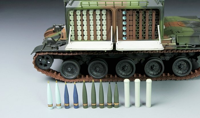 Meng Model TS-004 French AUF1 155mm Self-propelled Howitzer 1/35 – zdjęcie 3