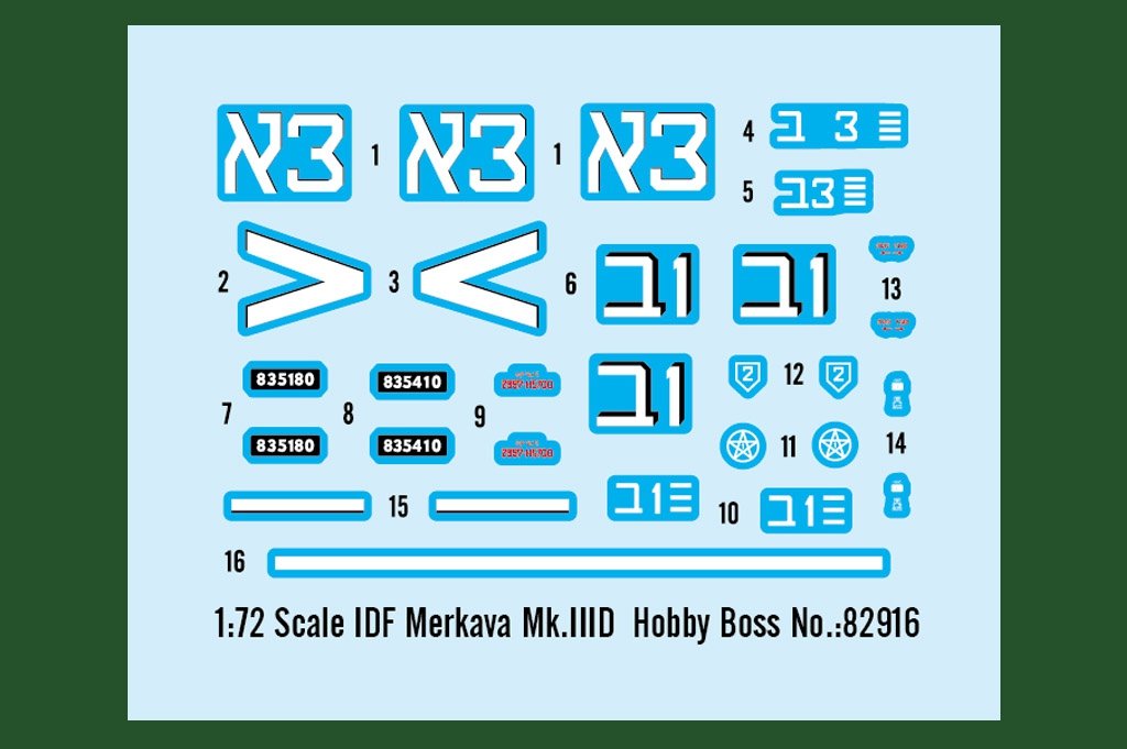 Hobby Boss 82916 IDF Merkava Mk.IIID 1/72 – zdjęcie 2