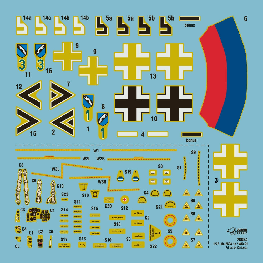 Arma Hobby 70084 Messerschmitt Me-262A-1a/WGr.21 1/72
