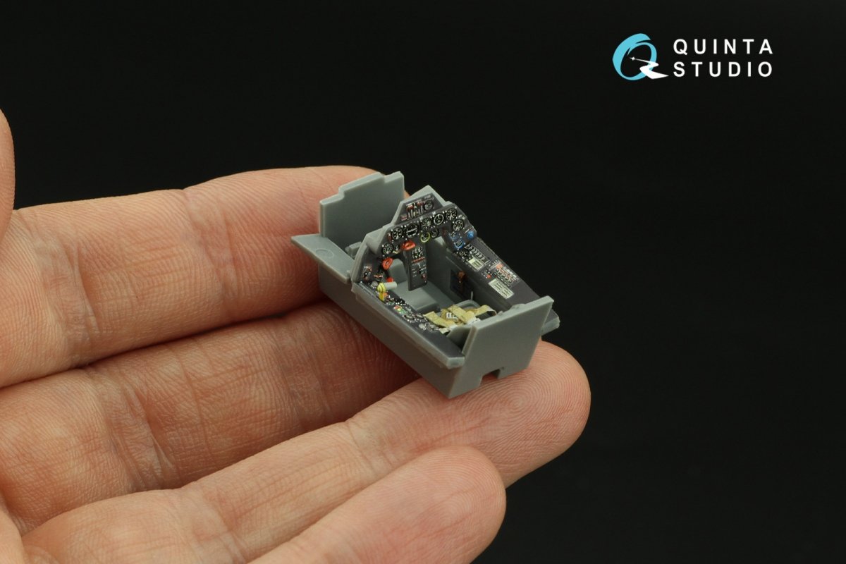 Quinta Studio QD48269 Fw 190A-8 3D-Printed &amp;amp; colored Interior on decal paper (Tamiya) 1/48 – image 8