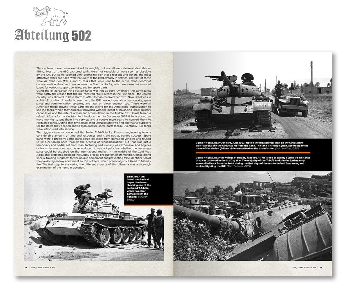 502 Abteilung ABT607 T-54/5 TO IDF TIRAN 4/5 THE BIRTH OF A BASTARD TANK – image 2