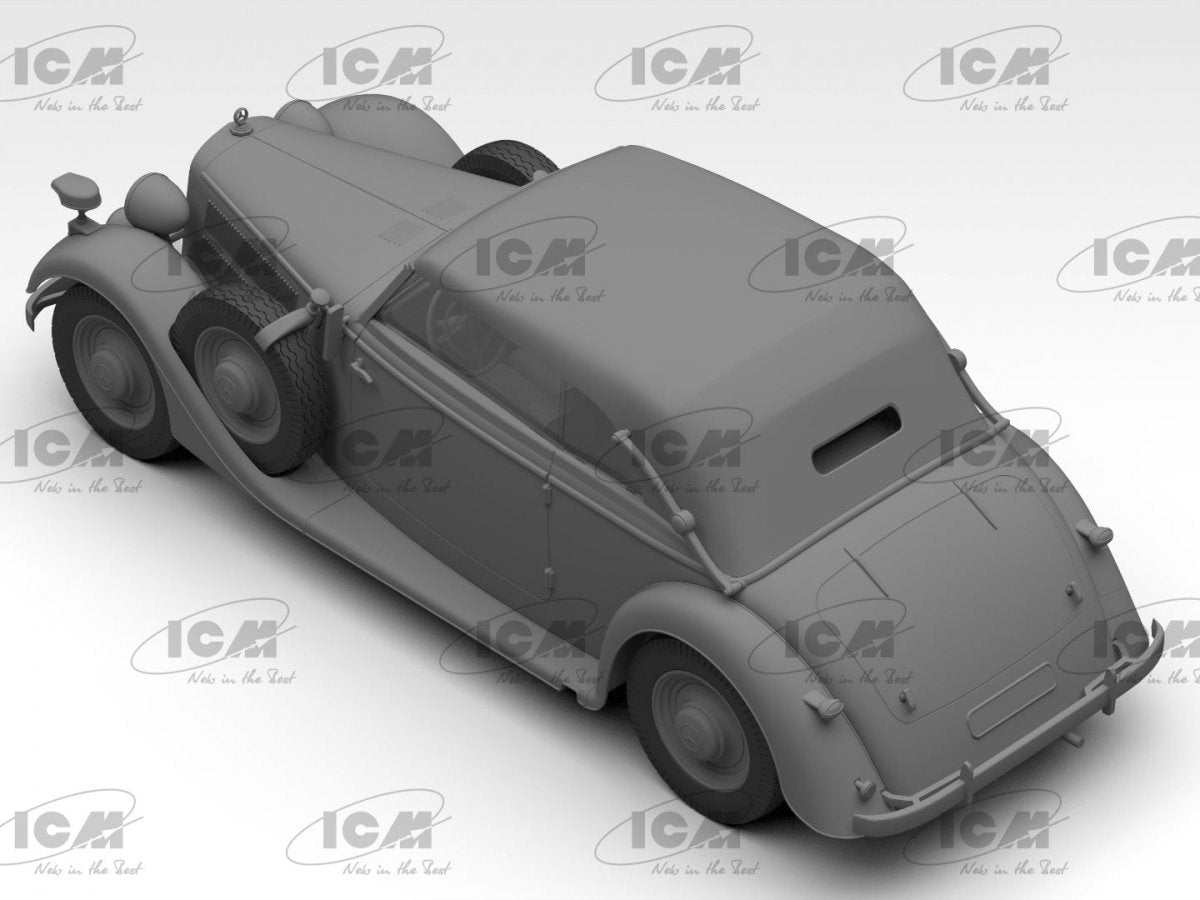 ICM 35542 Typ 320 (W142) Soft Top WWII German staff car 1/35 – image 6