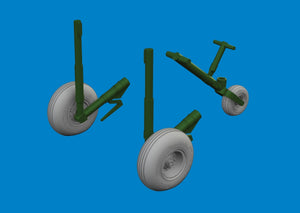 Eduard 6481109 UH-60 wheels ICM 1/48 – immagine 2