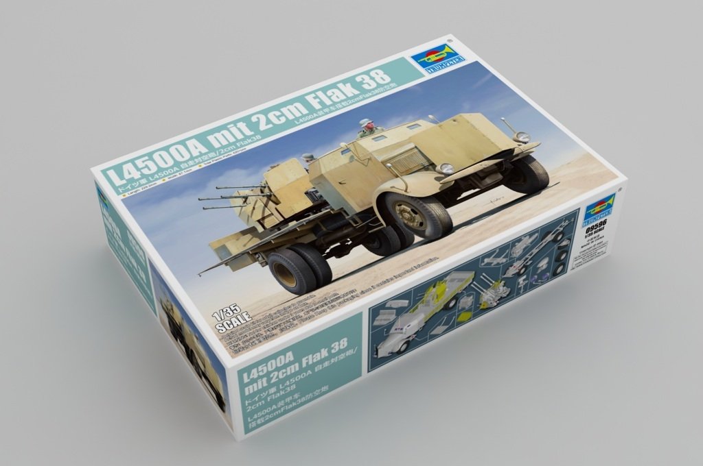 Trumpeter 09596 L4500A mit 2cm Flak 38 1/35 – image 2