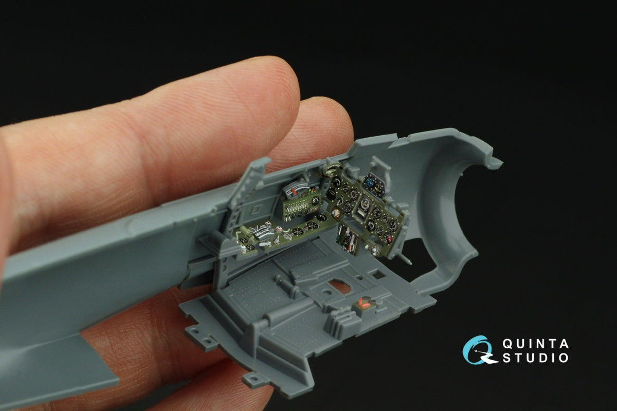Quinta Studio QD48493 A6M2 Zero Nakajima Production 3D-Printed coloured Interior on decal paper (Eduard) 1/48 – zdjęcie 8